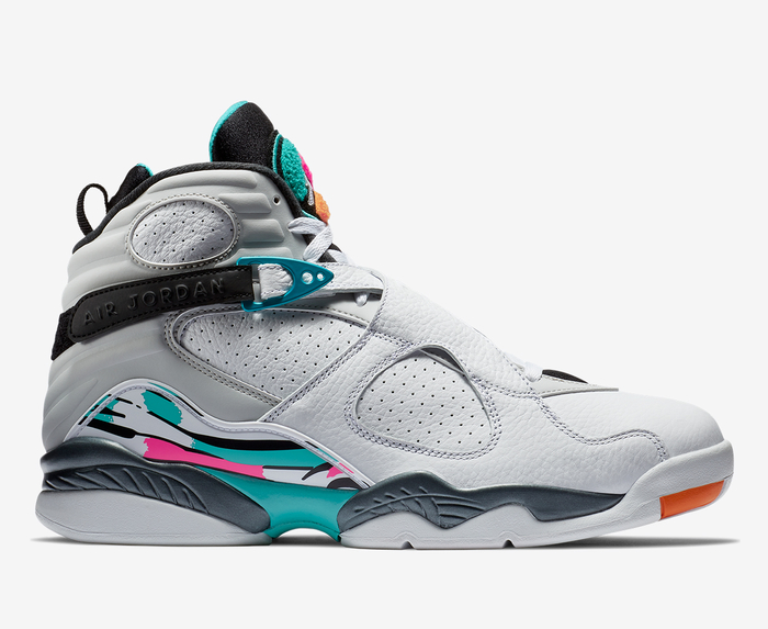 Jordan AIR JORDAN 8 RETRO WHITE WHITE TURBO GREEN NEUTRAL GREY VegNonVeg