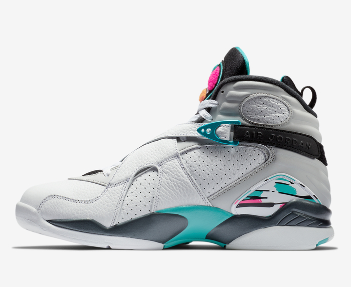 Jordan AIR JORDAN 8 RETRO WHITE WHITE TURBO GREEN NEUTRAL GREY