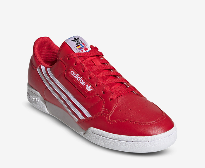 Adidas Originals CONTINENTAL 80 scarlet ftwr White scarlet