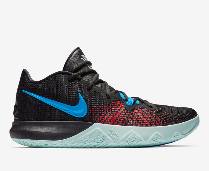 Nike KYRIE FLYTRAP BLACK BLUE HERO UNIVERSITY RED IGLOO VegNonVeg