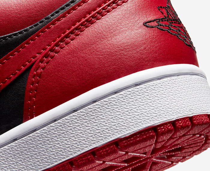 Jordan - AIR JORDAN 1 LOW 'GYM RED/BLACK-WHITE' - VegNonVeg