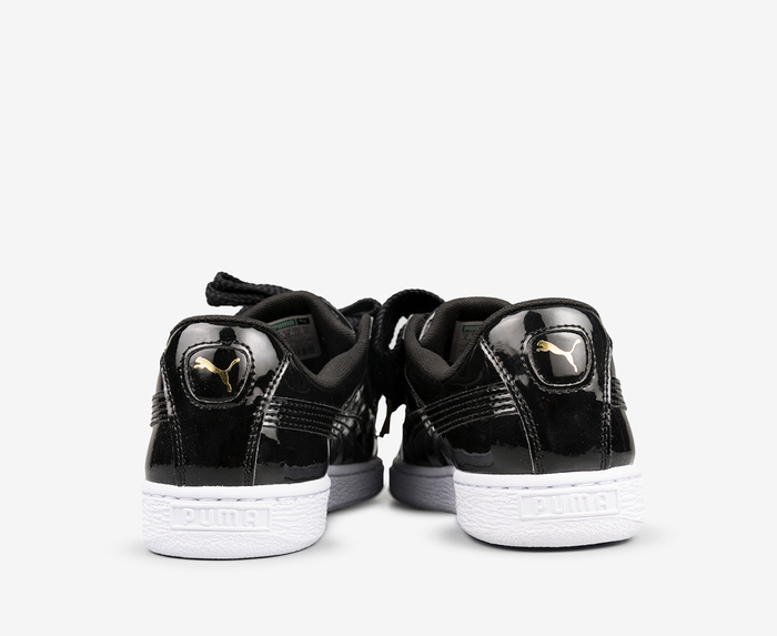 Puma basket heart patent leather pack online