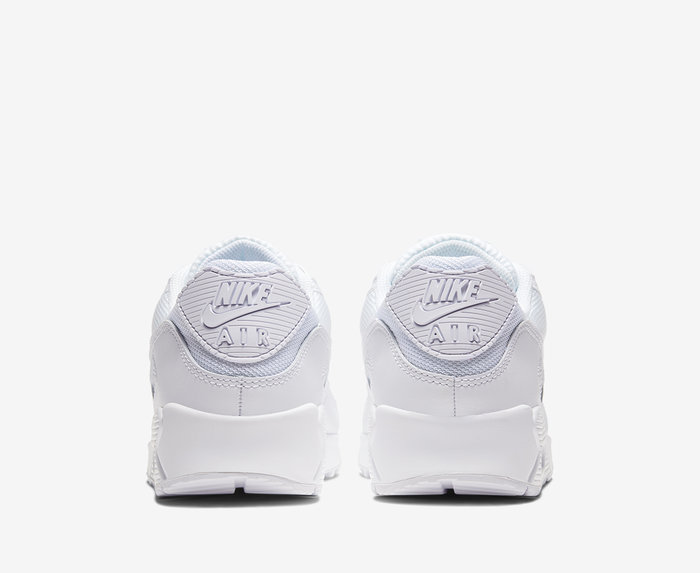 Nike - AIR MAX 90 'WHITE/WHITE-WHITE-WOLF GREY' - VegNonVeg