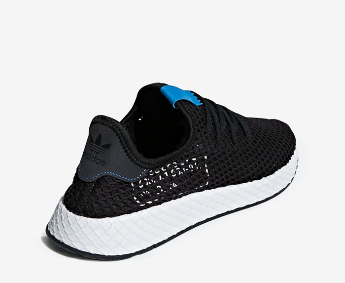 Adidas Originals DEERUPT RUNNER CORE BLACK BLUEBIRD VegNonVeg