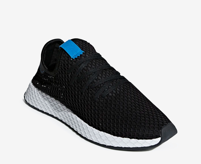 Adidas Originals DEERUPT RUNNER CORE BLACK BLUEBIRD VegNonVeg