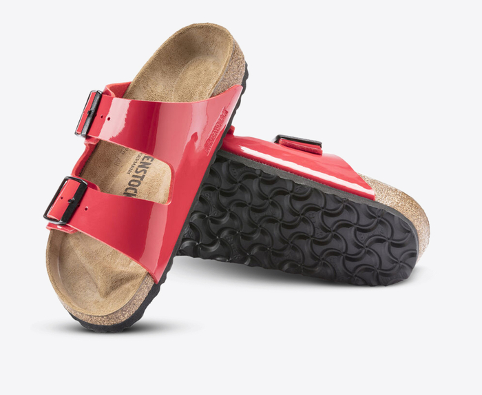 Birkenstock Arizona BF Patent Cherry Patent Cherry VegNonVeg