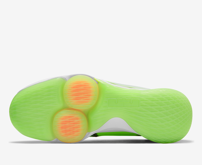 Nike - LEBRON WITNESS V EP 'LIME GLOW/BLACK-BRIGHT MANGO-WHITE' - VegNonVeg