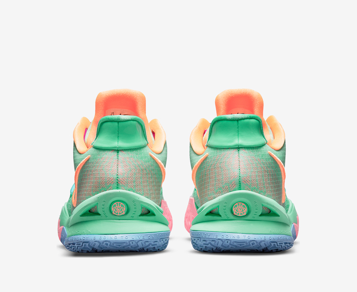 Nike - KYRIE LOW 4 EP 'GREEN GLOW/ATOMIC ORANGE-RED PLUM' - VegNonVeg