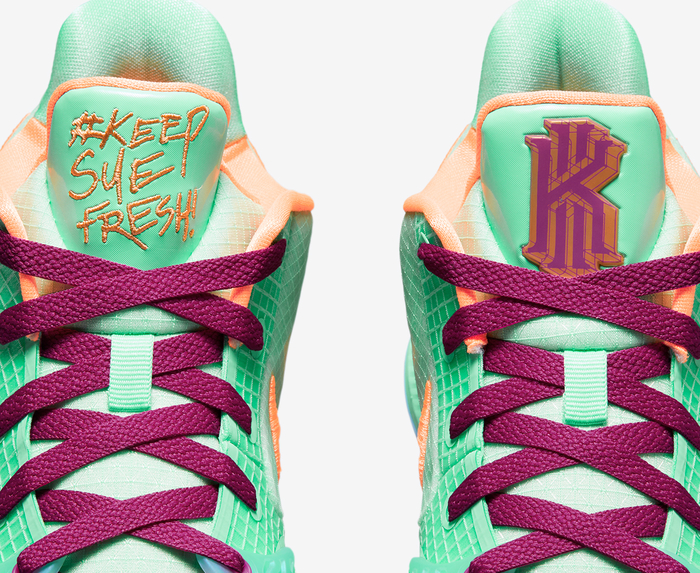 Kyrie 4 clearance green purple