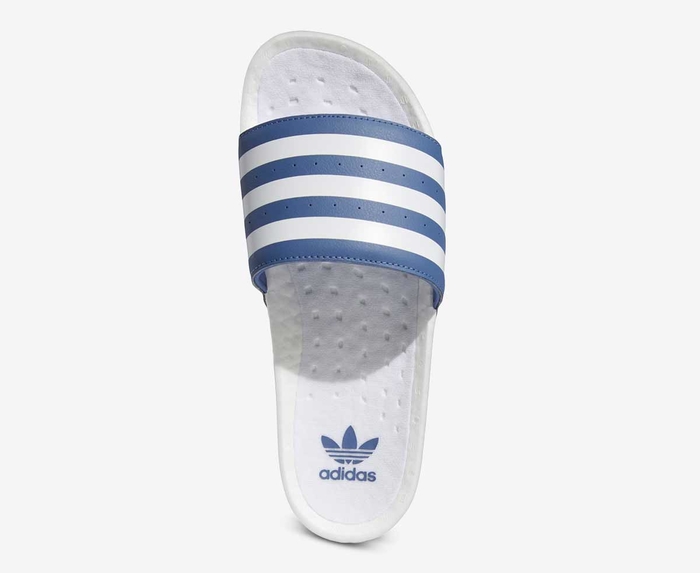 Adidas Originals ADILETTE BOOST CREW BLUE FTWR WHITE FTWR WHITE