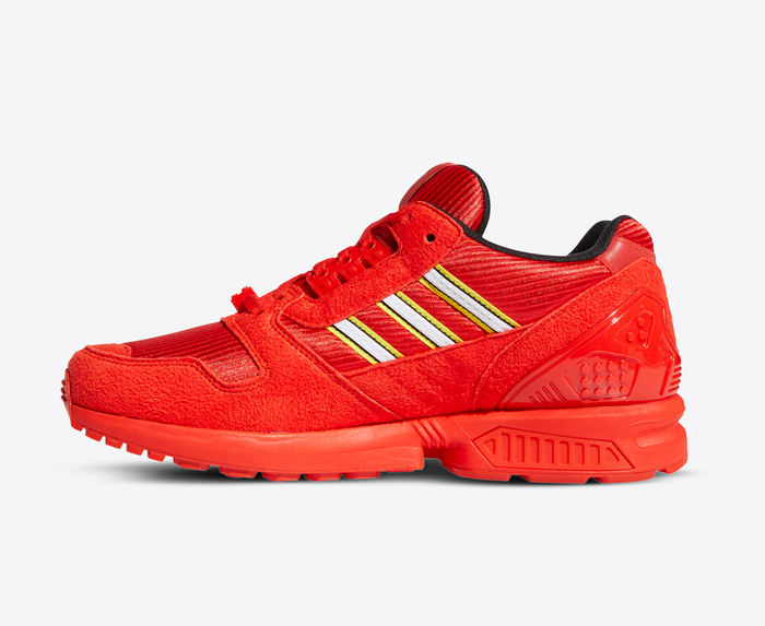 Adidas Originals - ZX 8000 LEGO 'ACTIVE RED/FTWR WHITE/ACTIVE RED 