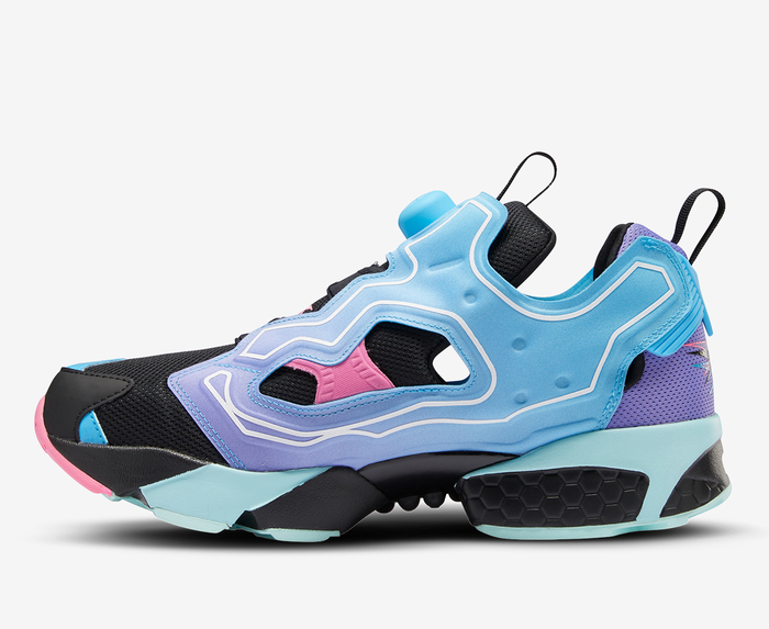 REEBOK - INSTAPUMP FURY OG 'black/digital Glow/hyper Purple' - VegNonVeg