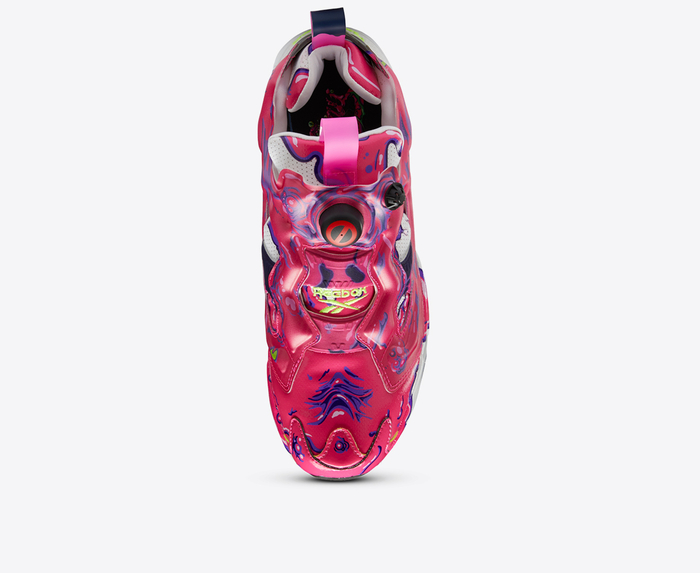 REEBOK X GHOSTBUSTERS INSTAPUMP FURY MU proud Pink white solar Yellow VegNonVeg