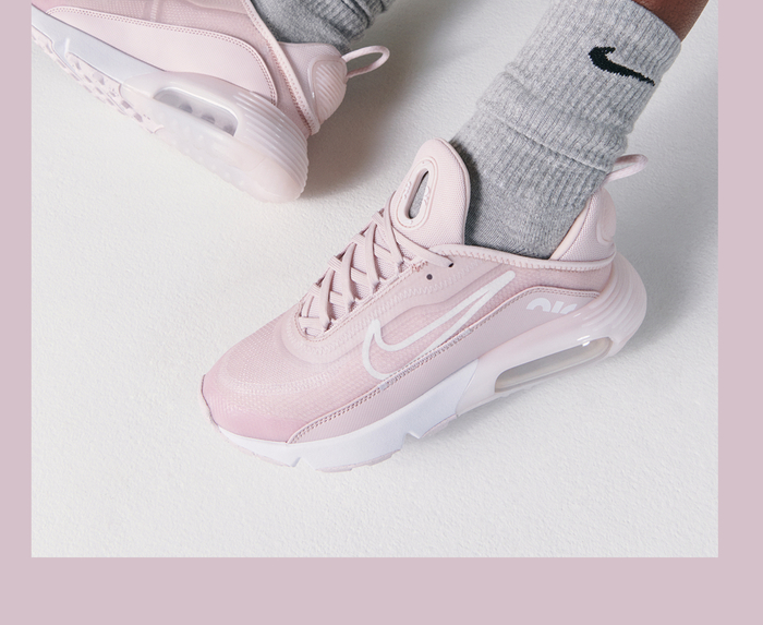 Nike W AIR MAX 2090 BARELY ROSE WHITE METALLIC SILVER VegNonVeg