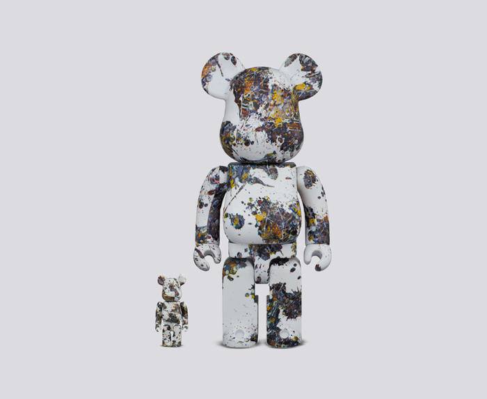 BE@RBRICK Jackson Pollock Studio (SPLASH) 100% & 400% Set