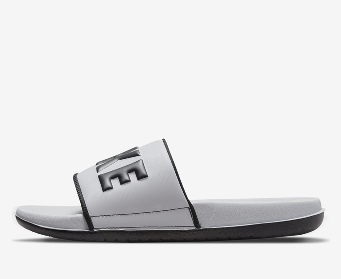 Nike Offcourt Grey & Black Slide Sandals