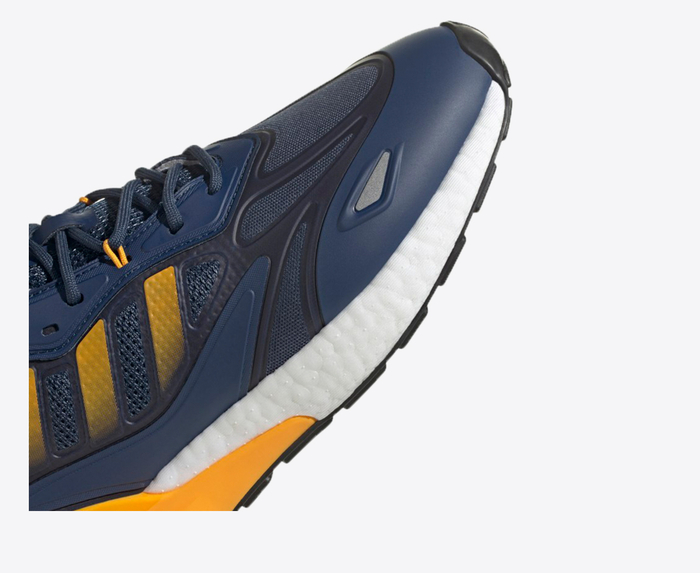 Adidas Originals ZX 2K BOOST 2.0 crew Blue semi Solar Gold core