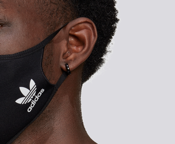 Adidas - FACE MASK COVER 3 PACK 'BLACK' - VegNonVeg