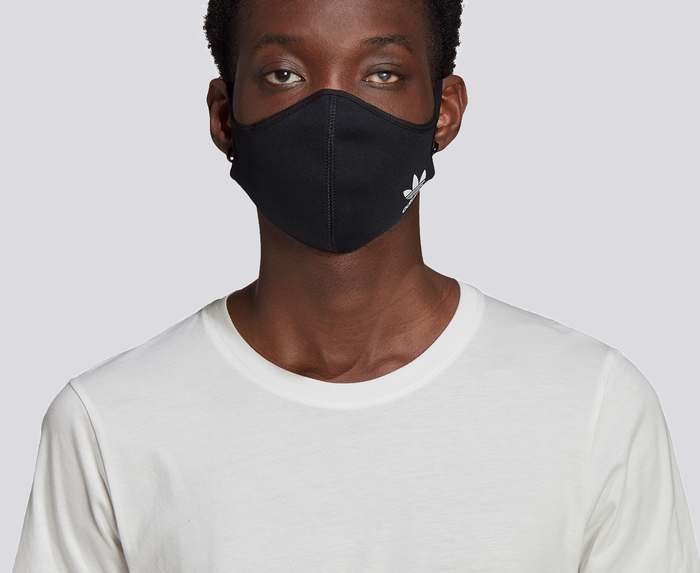 Adidas - FACE MASK COVER 3 PACK 'BLACK' - VegNonVeg
