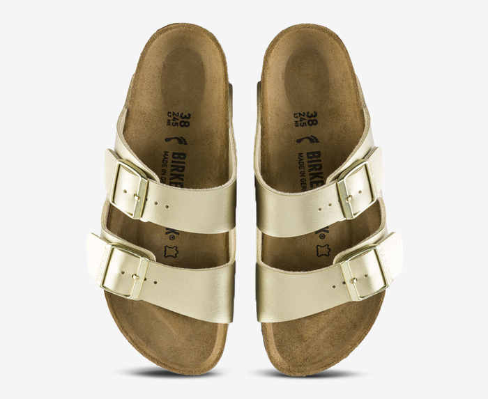 Gold birkenstock sandals new arrivals