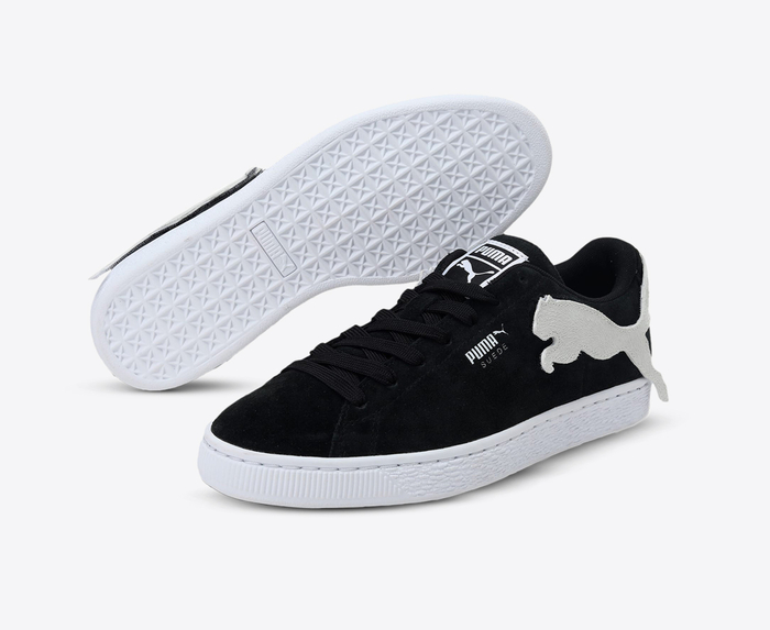 Puma Suede The Cat Puma Black Puma White VegNonVeg