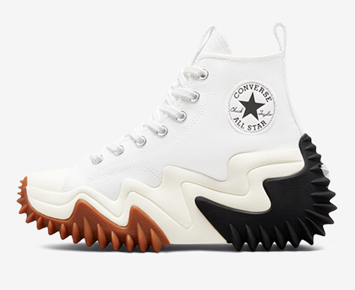 Converse - Run Star Motion Hi 'white Black Gum Honey' - Vegnonveg