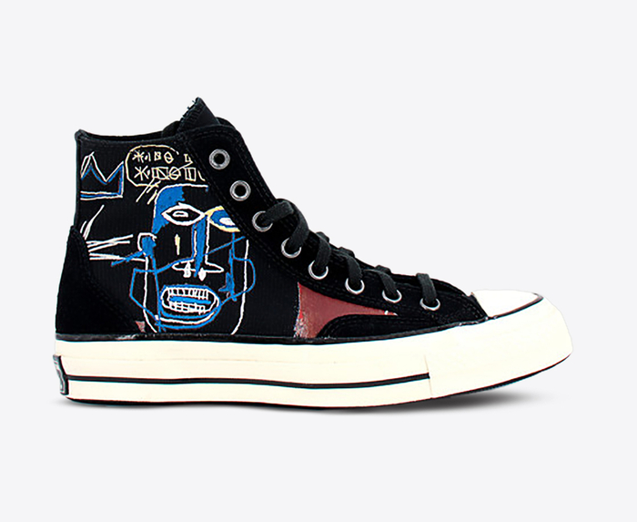 Converse BASQUIAT CHUCK 70 'BLACK/MULTI/EGRET' VegNonVeg