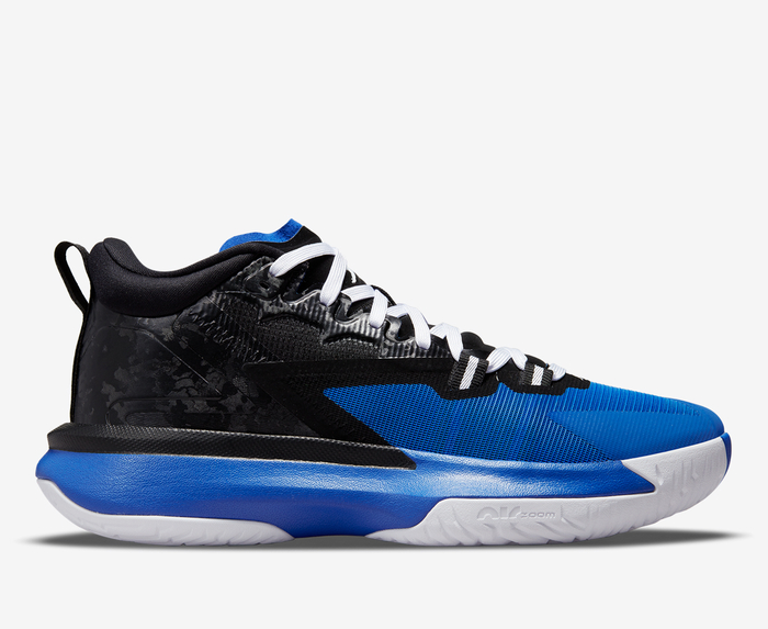 Jordan - JORDAN ZION 1 PF 'BLACK/WHITE-HYPER ROYAL' - VegNonVeg