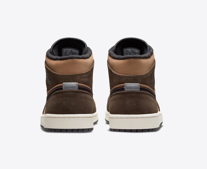 Jordan AIR JORDAN 1 MID SE 'DARK CHOCOLATE/CRIMSON BLISS' VegNonVeg