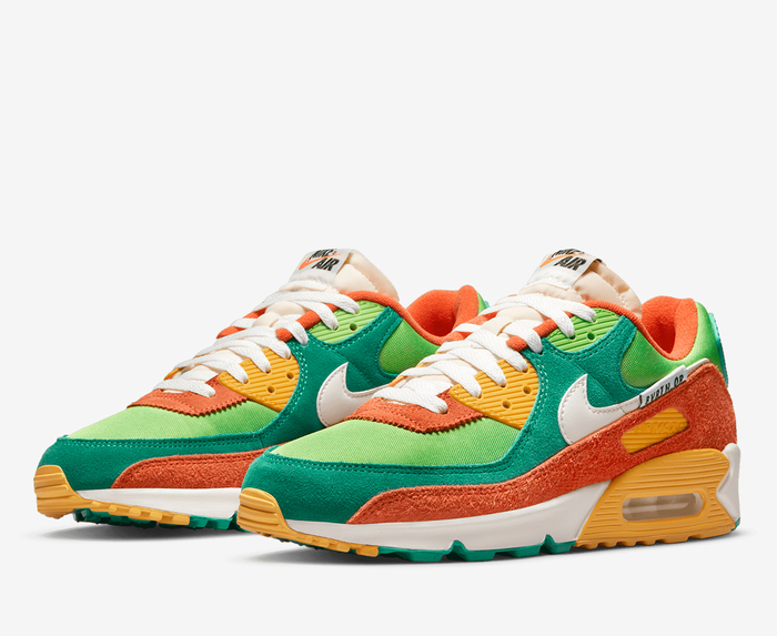 Nike green yellow orange online