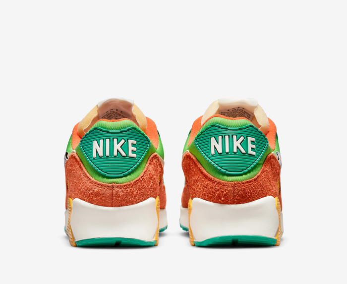 Air max 90 green 2024 orange