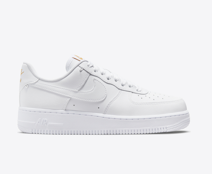 Nike - WMNS AIR FORCE 1 '07 LX 'WHITE/WHITE-METALLIC GOLD-FLT GOLD ...