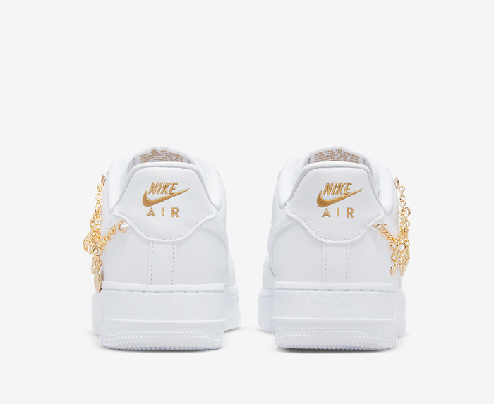 Nike - WMNS AIR FORCE 1 '07 LX 'WHITE/WHITE-METALLIC GOLD-FLT GOLD ...