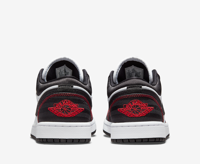 Jordan - WMNS AIR JORDAN 1 LOW SE UTL 'WHITE/BLACK-GYM RED' - VegNonVeg