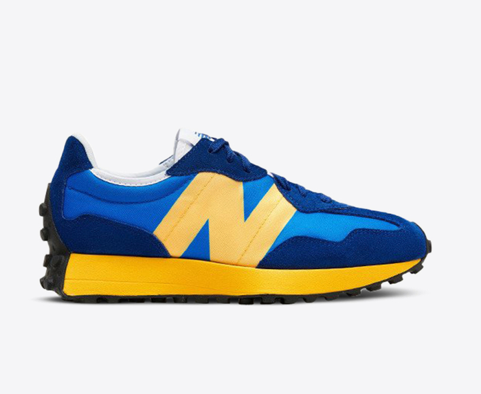 New Balance 327 BLUE YELLOW VegNonVeg