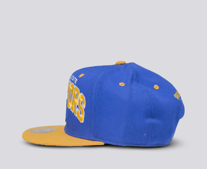 Golden State Warriors Team Origins Blue/Yellow Snapback - Mitchell & Ness  cap