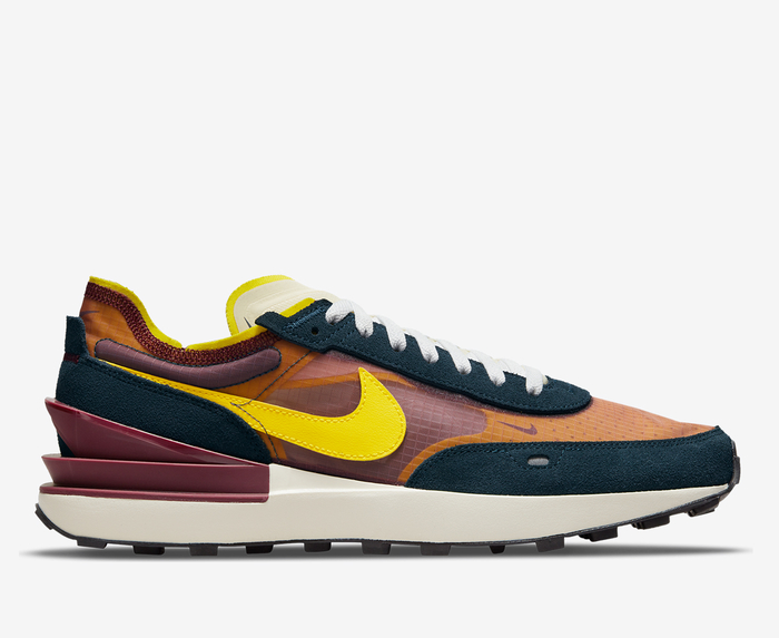 Nike NIKE WAFFLE ONE SE DARK BEETROOT YELLOW STRIKE ARMORY NAVY VegNonVeg