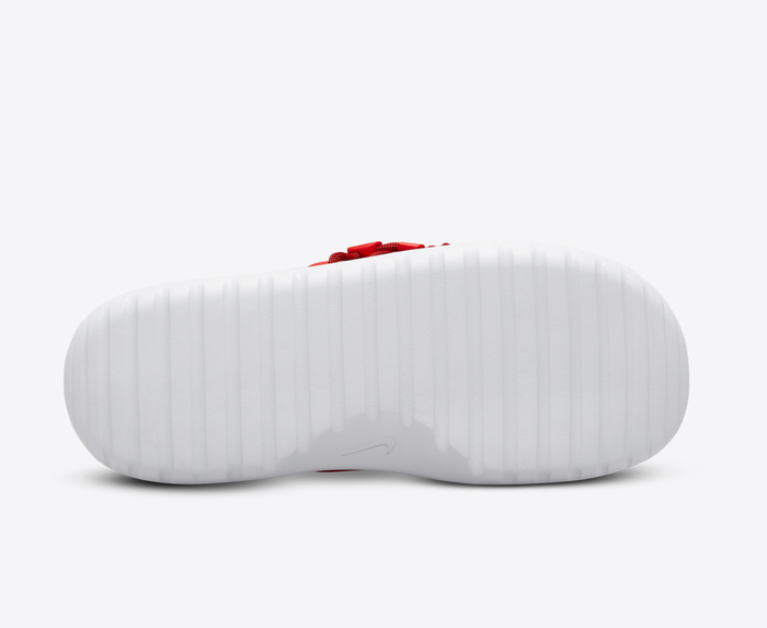 Nike NIKE ASUNA 2 SLIDE UNIVERSITY RED BLACK WHITE VegNonVeg