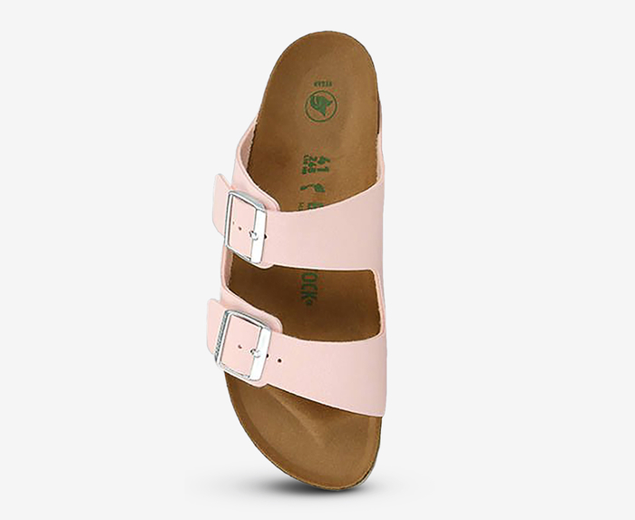 Birkenstock ARIZONA BIRKO FLOR PINK LIGHT ROSE VegNonVeg