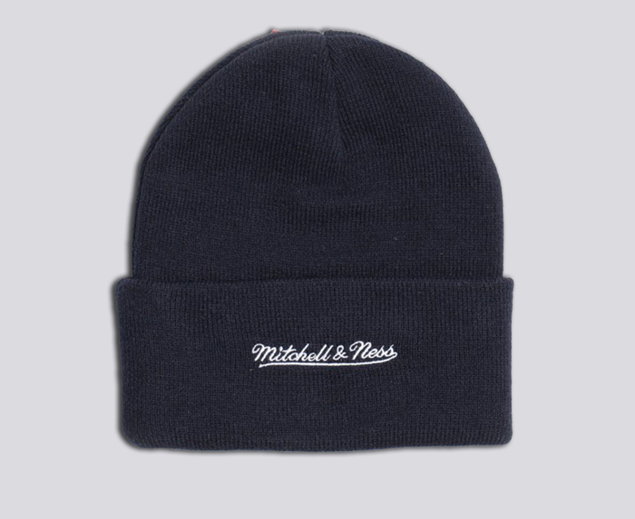 Mitchell & Ness - TEAM LOGO CUFF KNIT BEANIE DALLAS MAVERICKS 'NAVY ...