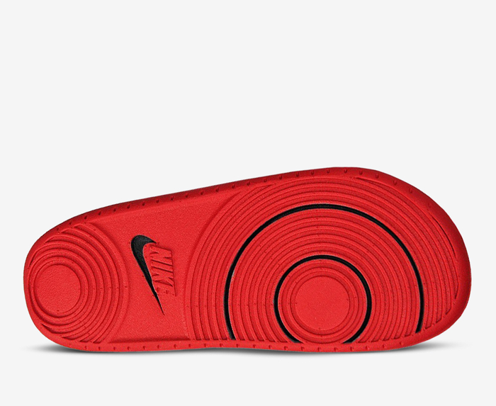 Authentic Nike Offcourt Slides / BLACK-BLACK-UNIVERSITY RED / Men's / New  In Box