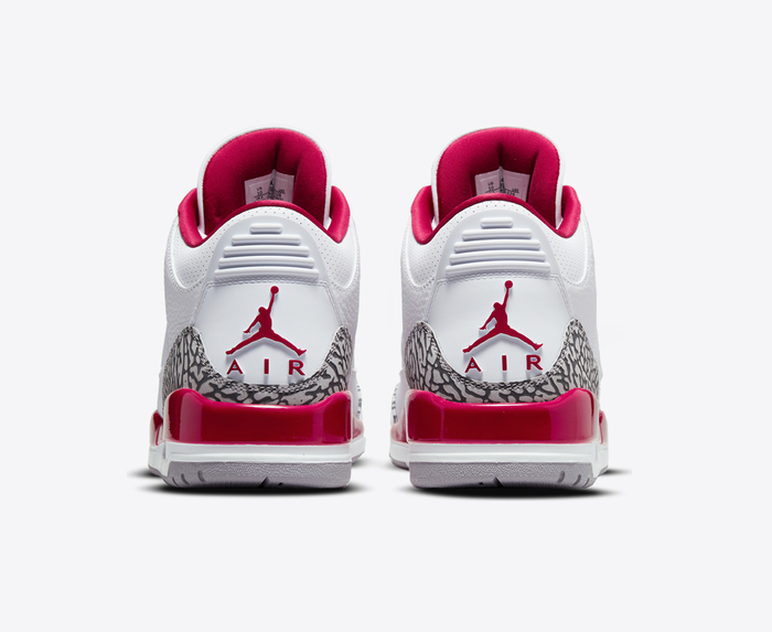 Nike Air Jordan 3 Retro 'Cardinal popular Red' PS White Curry Red