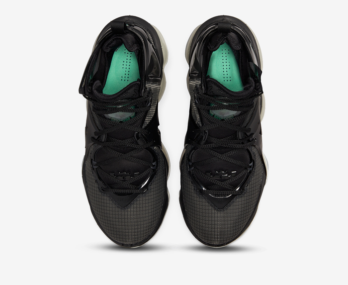 Nike - LEBRON XIX 'BLACK/GREEN GLOW-ANTHRACITE' - VegNonVeg