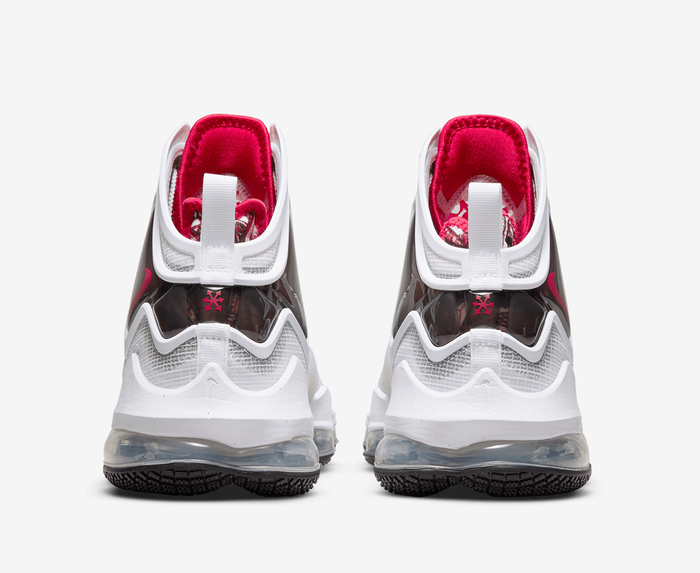 Nike - LEBRON XIX 'WHITE/UNIVERSITY RED/BLACK' - VegNonVeg