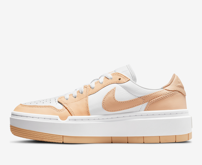 Jordan - WMNS AIR JORDAN 1 ELEVATE LOW 'WHITE/WHITE ONYX-WHITE' - VegNonVeg