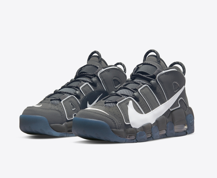 Nike AIR MORE UPTEMPO 96 IRON GREY WHITE SMOKE GREY ANTHRACITE