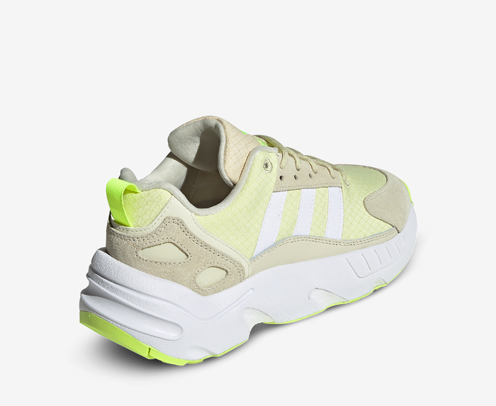 Adidas Originals - ZX 22 BOOST W 'SAND/FTWR WHITE/YELLOW TINT' - VegNonVeg