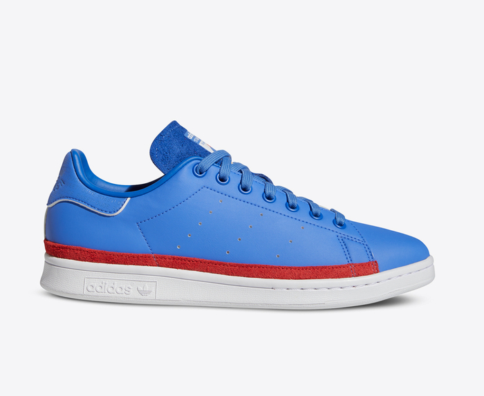 Adidas stan smith red and blue best sale