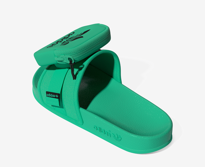 Adidas adilette outlet hi res green