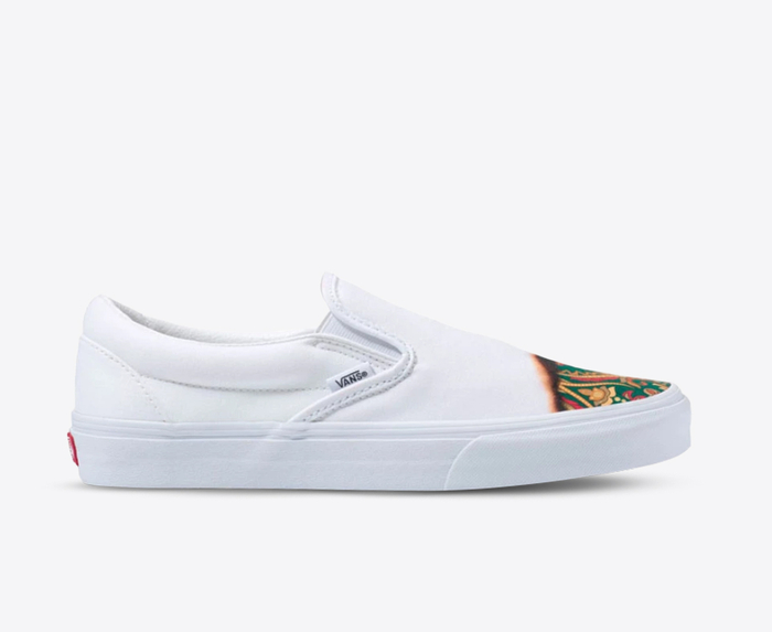 Indigenous Paisley White Slip On